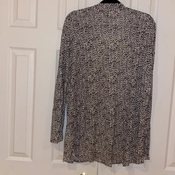H&M Comfy animal Print long open Cardigan  Sz L - Picture 4 of 15